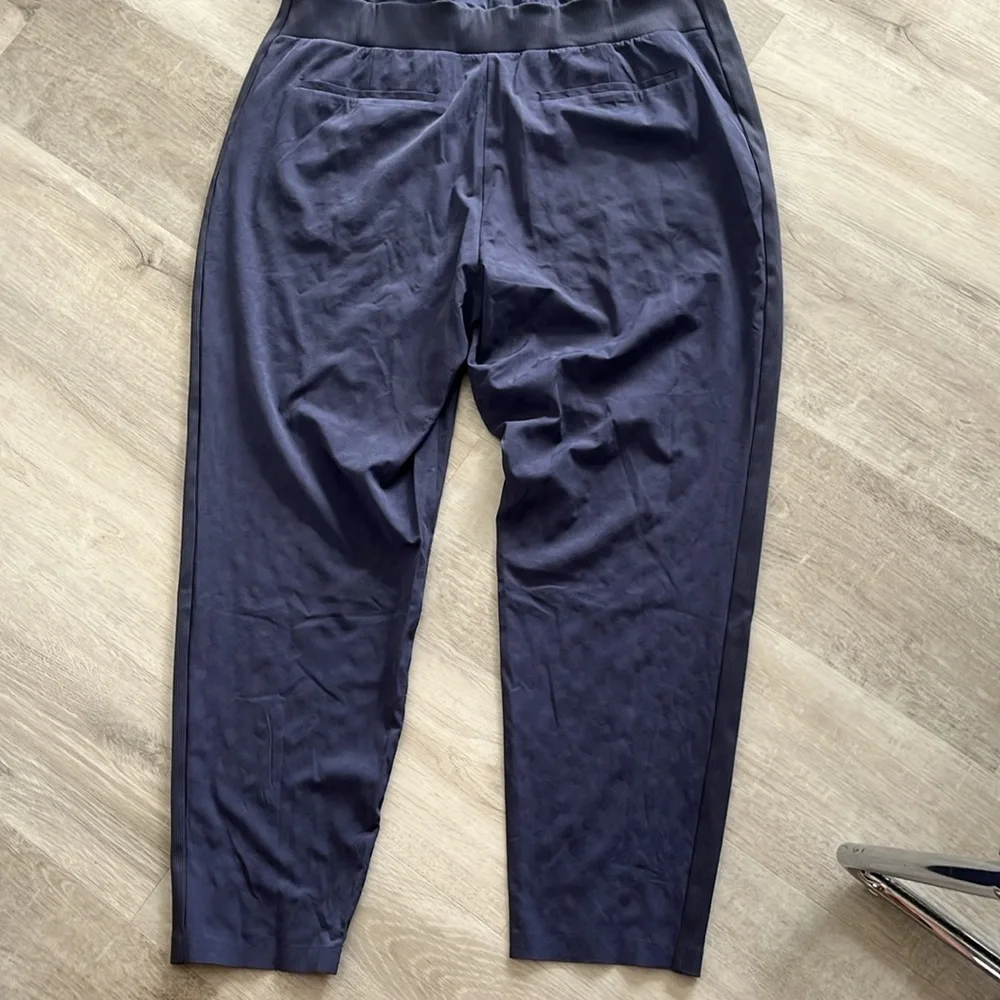 Athleta NWT Brooklyn‎ Textured Jumpsuit Romper Animal Print Athletic Women’s 16 - Picture 7 of 16